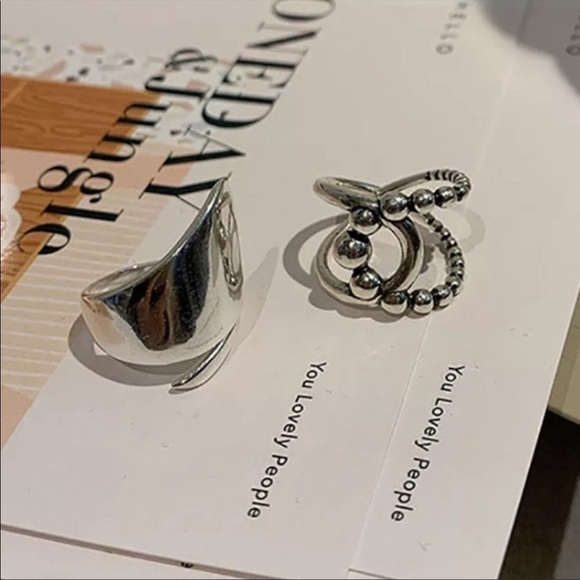 - NEW Geometric Design Sterling Silver Ring - Picture 12 of 15